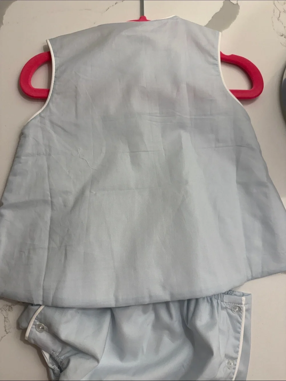Lullaby Set Baby Light Blue Two-Piece Diaper Cover Set
